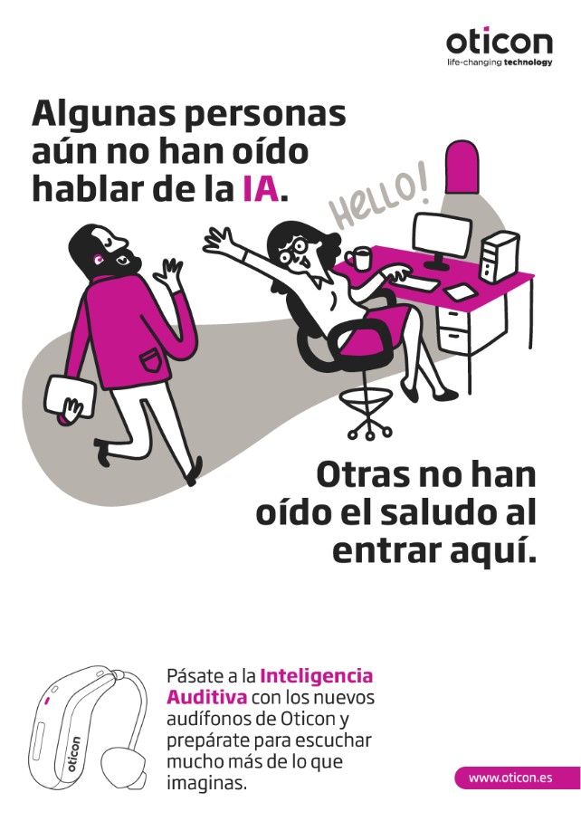 Cartel publicitario de Evercom para Oticon 4