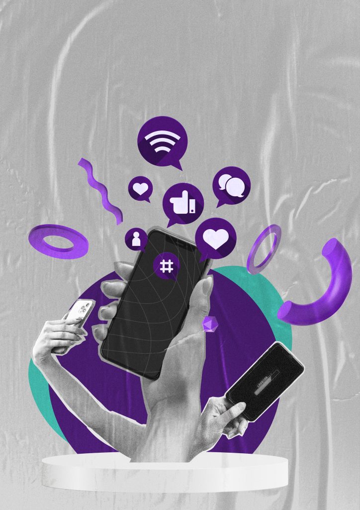 social media concept composition 1